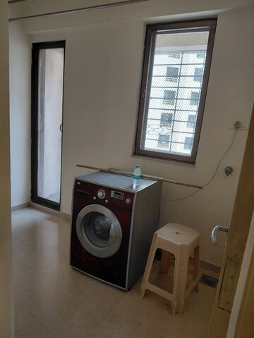 Bathroom in 3 BHK Apartment at Siddhanchal  Phase 2, Manpada – for Rent