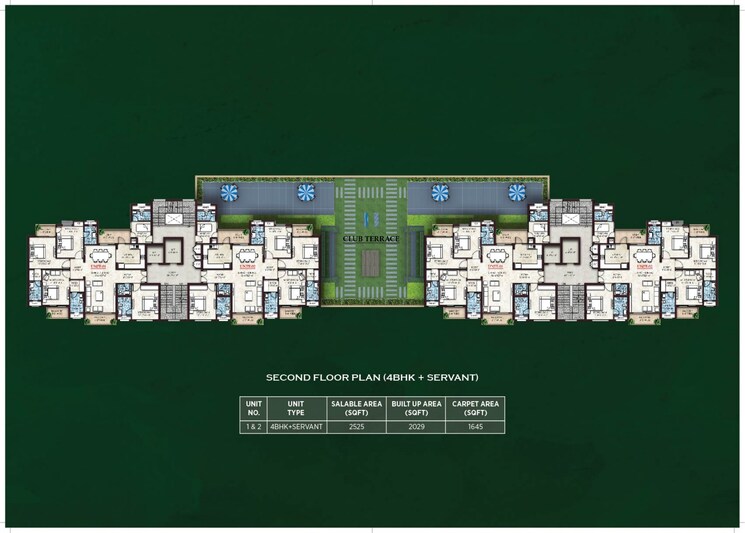 Floor Plan, raebareli road 4 Bedroom 2525 Sq.Ft. Apartment In Raebareli Road Lucknow 9312749