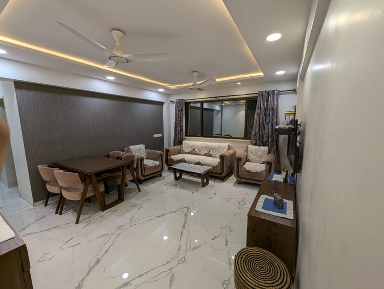 Living Room, om-sai-chs-chembur 2 Bedroom 655 Sq.Ft. Apartment In Chembur Mumbai 9312786