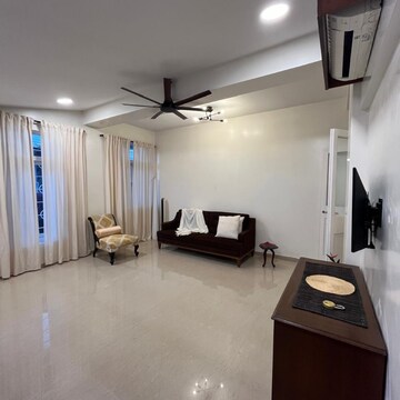 Living Room in 3 BHK Apartment at Petit Hall, Vasant Vihar – for Rent
