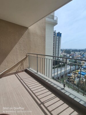 Balcony in 3 BHK Apartment at Shapoorji Pallonji Park West, Binnipete – for Sale