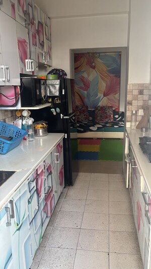 Kitchen in 3 BHK Apartment at Mapsko Paradise, Sector 83 – for Rent