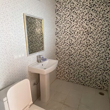 Bathroom in 2 BHK Apartment at Landcraft Golflinks Plaza, Pandav Nagar – for Rent