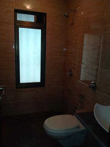 Attached Bathroom in 3 BHK Apartment at Palazzo Heights, Khar West – for Rent