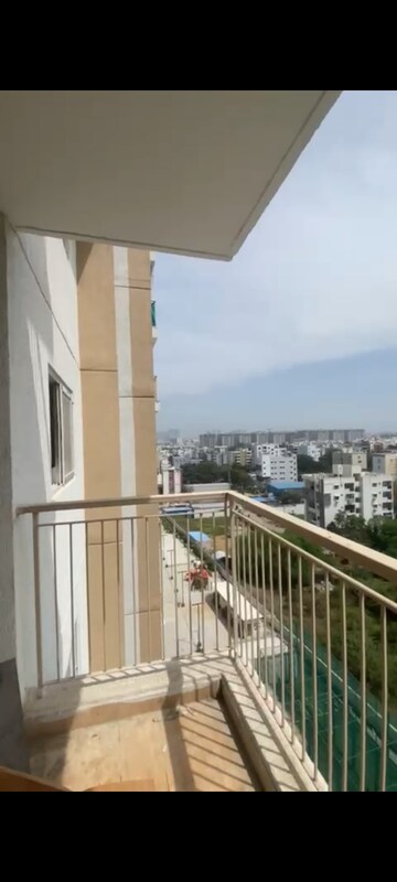 Balcony in 3 BHK Apartment at INDIS Viva City, Kondapur – for Rent