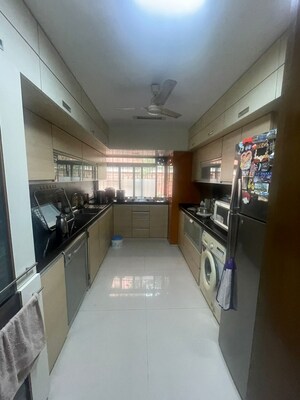 Kitchen in 3 BHK Apartment at Kasmat Residency, Chembur – for Rent