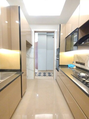 Kitchen in 4 BHK Builder Floor at Greater Kailash I – for Rent