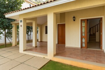 Building Lobby in 4 BHK Villa at Chaitanya The Grove, Whitefield – for Rent