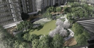 Balcony in 5 BHK Apartment at Rustomjee Crown, Prabhadevi – for Rent