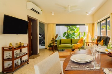 Living Room in 4 BHK Villa at Vagator – for Sale