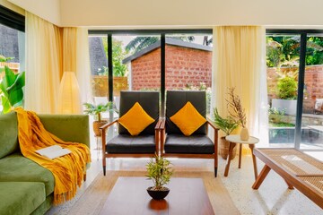 Living Room in 4 BHK Villa at Vagator – for Sale
