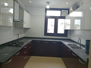 Kitchen in 3 BHK Builder Floor at Greater Kailash I – for Rent