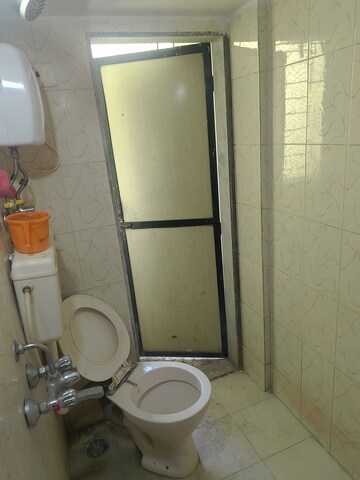 Bathroom in 1 BHK Apartment at Vastu Anand Apartment, Kalwa – for Rent