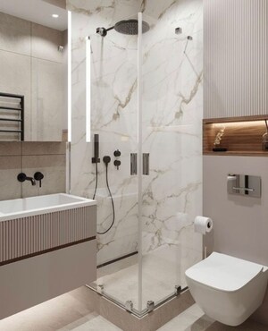 Bathroom in 2 BHK Villa at Airport City, Uganavadi – for Sale