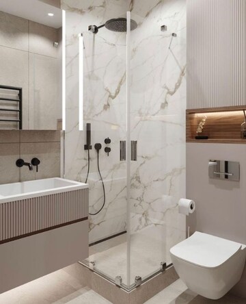 Bathroom in 2 BHK Villa at Airport City, Uganavadi – for Sale