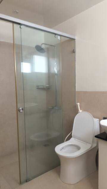 Bathroom in 3 BHK Apartment at Banjara Hills – for Rent