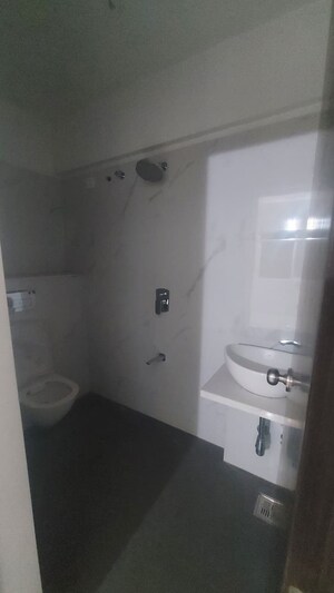 Bathroom in 2 BHK Apartment at Alliance Fortuna Blue, Lower Parel – for Rent
