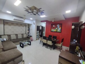 Living Room in 2 BHK Apartment at Ahimsa Marg, Malad West – for Rent