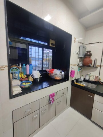 Kitchen in 2 BHK Apartment at Ahimsa Marg, Malad West – for Rent
