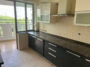 Kitchen in 3.5 BHK Apartment at Parsvnath Exotica, Sector 53 – for Rent