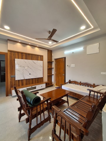 Living Room in 3 BHK Apartment at Kondapur – for Rent