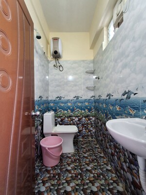 Bathroom in 3 BHK Apartment at Kondapur – for Rent