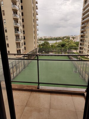 Balcony in 3 BHK Apartment at Century Ethos, Hebbal – for Rent