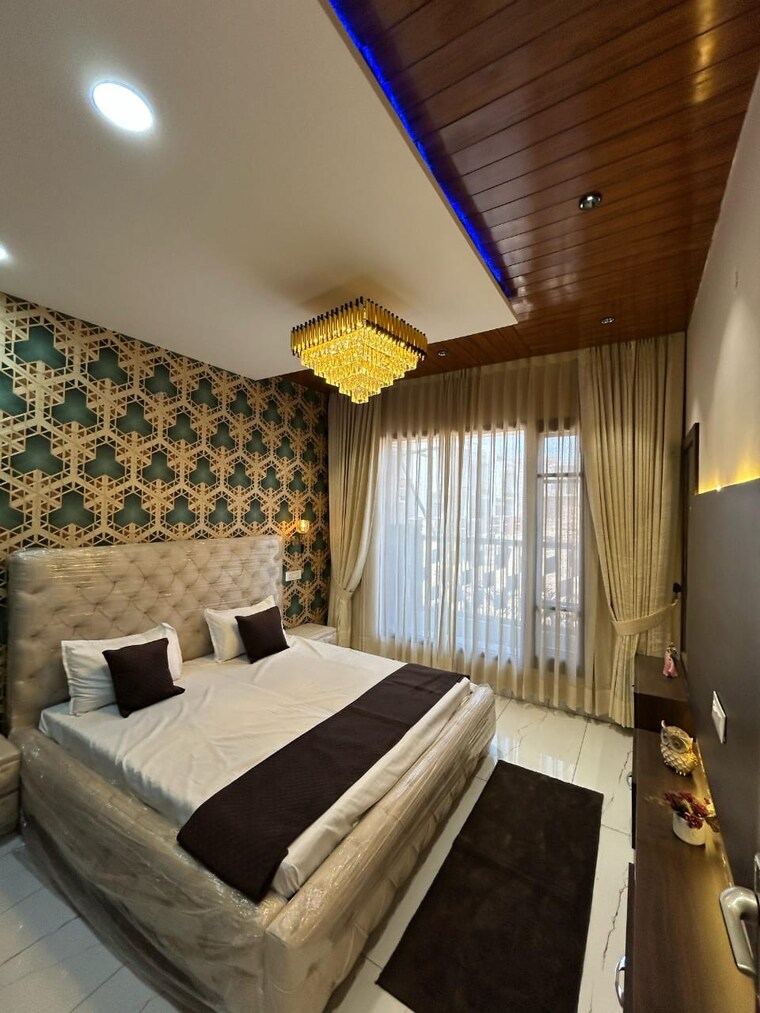 Master Bedroom, sunny enclave 2 Bedroom 1000 Sq.Ft. Apartment In Sunny Enclave Mohali 9313259