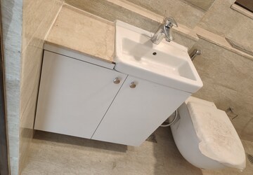 Bathroom in 2 BHK Apartment at Adani Ten BKC, Bandra East – for Rent