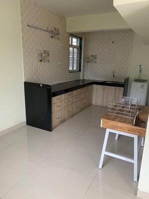 Kitchen in 3 BHK Apartment at Signet Yogeshwar CHS, Dahanukar Colony – for Rent