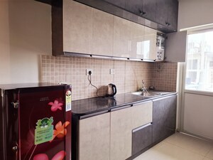 Kitchen in 3 BHK Apartment at Nitesh Columbus Square, Bellary Road – for Rent