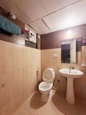 Bathroom in 3 BHK Apartment at Nitesh Columbus Square, Bellary Road – for Rent