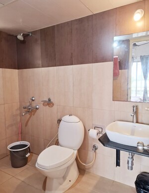 Bathroom in 3 BHK Apartment at Nitesh Columbus Square, Bellary Road – for Rent