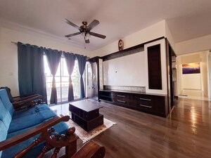 Living Room in 3 BHK Apartment at Nitesh Columbus Square, Bellary Road – for Rent