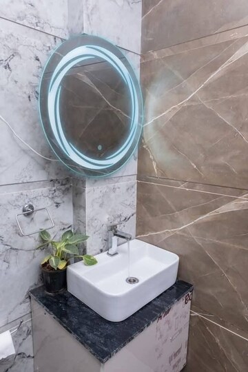 Bathroom in 2 BHK Apartment at Saket – for Rent