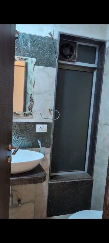 Bathroom in 3 BHK Apartment at Acme Ozone, Manpada – for Rent