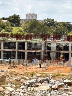 3 BHK Apartment – Exterior View View at Aaditri Everest, Ameenpur - for Sale