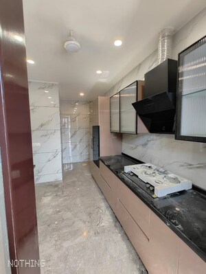 Kitchen in 2 BHK Builder Floor at Malviya Nagar – for Rent