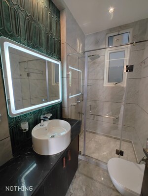 Bathroom in 2 BHK Builder Floor at Malviya Nagar – for Rent