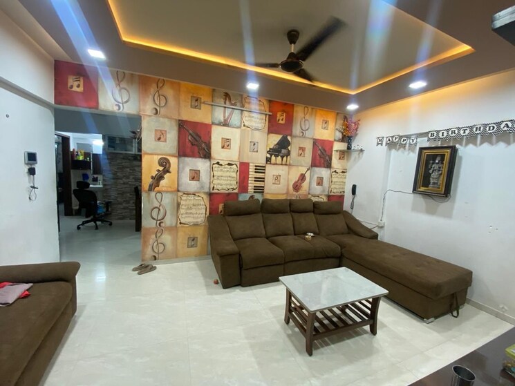 Living Room, venkatesh-graffiti 2 Bedroom 900 Sq.Ft. Apartment In Keshav Nagar Pune 9313717