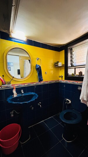 Bathroom in 2 BHK Apartment at K Raheja Vihar, Powai – for Rent