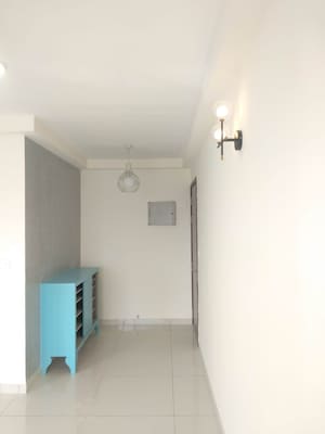 Bathroom in 3.5 BHK Apartment at Prestige Lakeside Habitat, Varthur – for Rent