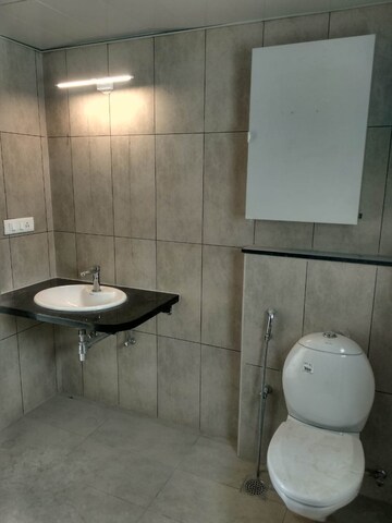Bathroom in 3.5 BHK Apartment at Prestige Lakeside Habitat, Varthur – for Rent