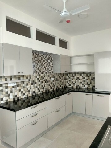 Kitchen in 3.5 BHK Apartment at Prestige Lakeside Habitat, Varthur – for Rent