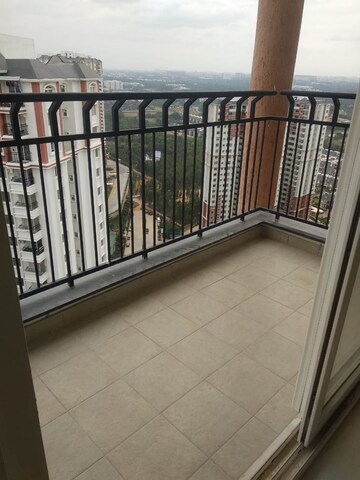 Balcony in 3.5 BHK Apartment at Prestige Lakeside Habitat, Varthur – for Rent