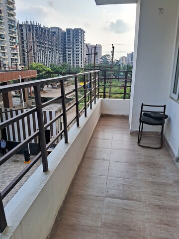 Balcony in 2.5 BHK Apartment at Bankey Bihari Aggarwal Heights, Raj Nagar Extension – for Rent