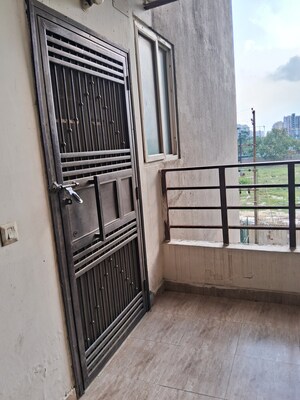 Balcony in 2.5 BHK Apartment at Bankey Bihari Aggarwal Heights, Raj Nagar Extension – for Rent