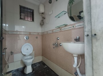 Bathroom in 2 BHK Apartment at Seawoods – for Rent