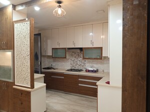 Kitchen in 3.5 BHK Builder Floor at Ansal Sushant Lok I, Sector 43 – for Rent