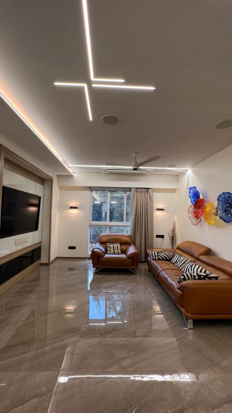 Living Room, mahindra-vivante 3 Bedroom 1500 Sq.Ft. Apartment In Andheri East Mumbai 9313866